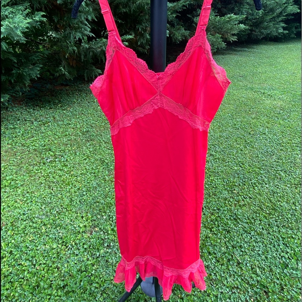 Vintage Heiress red slip/nightgown